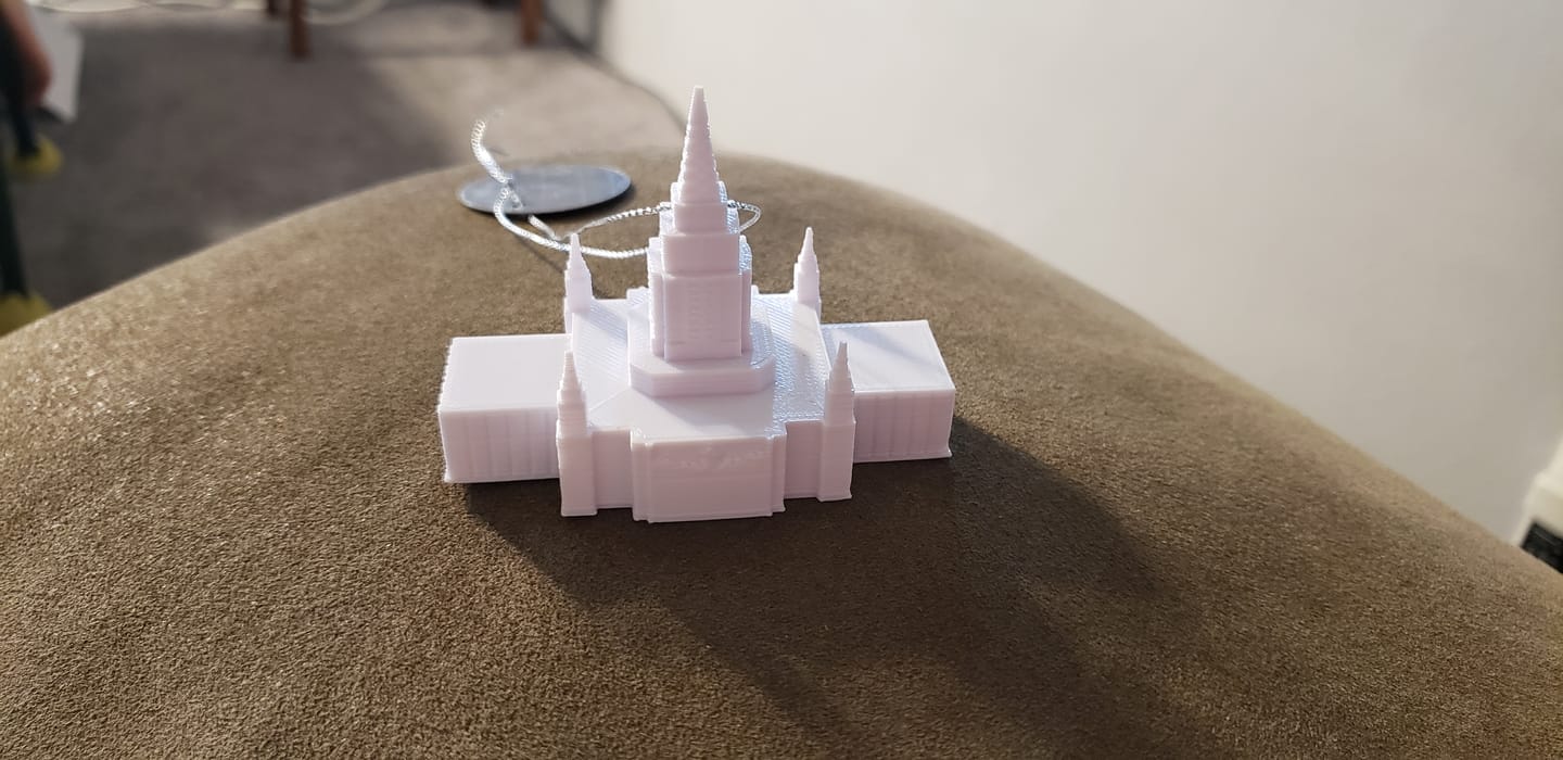 Customer photo review of Temple Christmas Ornament | Choose Any Temple | 200+ Temples to Choose From