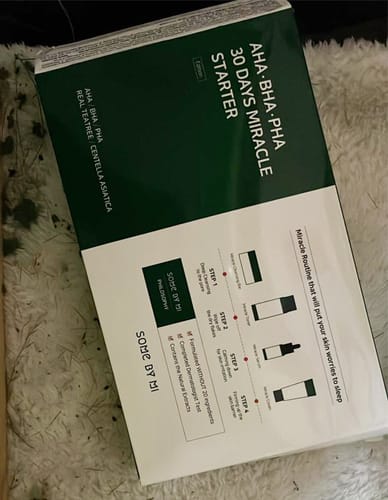 Customer photo review of مجموعة المعجزة الكورية بالشاي الاخضر - 4قطع