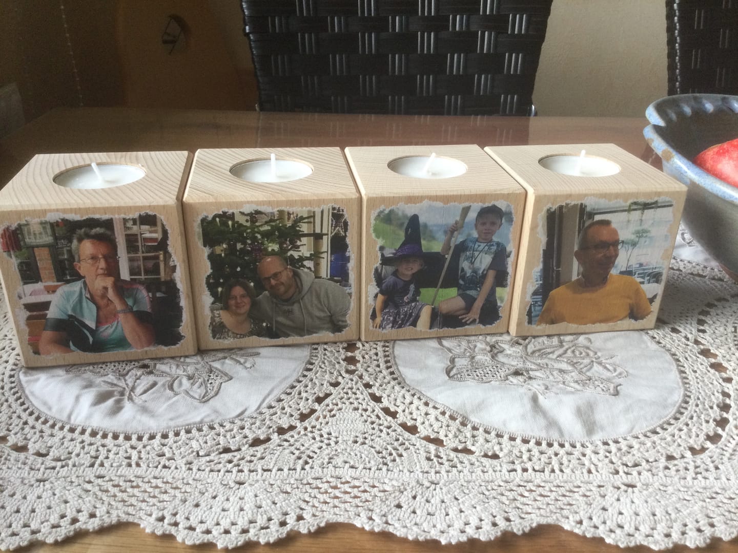 Customer photo review of Dein Foto - Individueller Kerzenwürfel