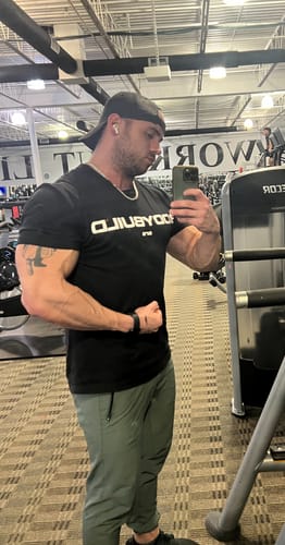 Customer photo review of Bodybuild srs T-Shirt