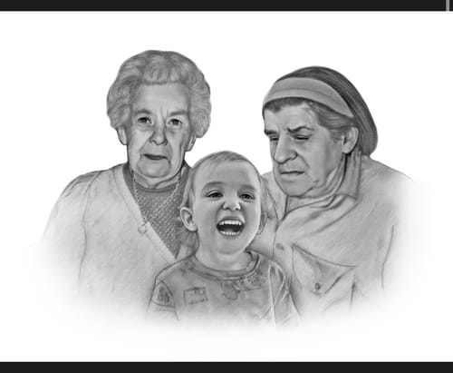 Customer photo review of Emotional Family Portrait - Christmas DIGITAL DOWNLOAD Special 🌟