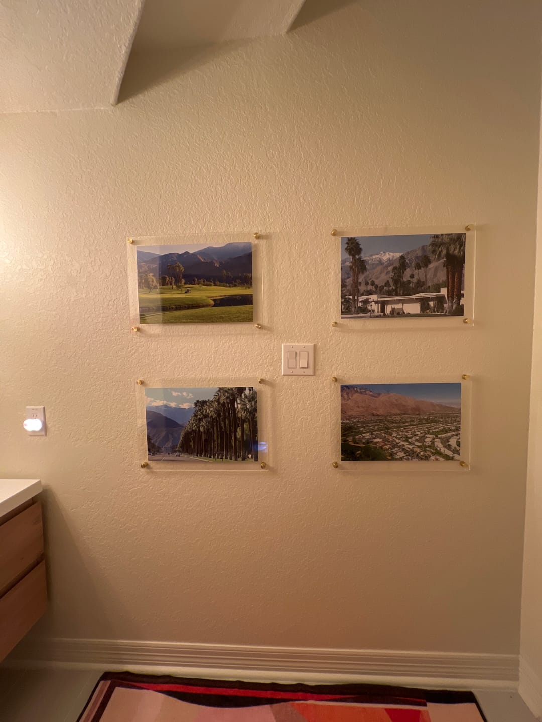 Customer photo review of Acrylic Floating Frame