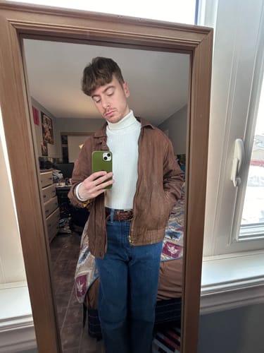 Customer photo review of Vintage Levi's Pants Mens 31 x 32 Green Denim Jean 560 Comfort Fit