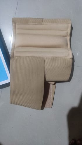 Customer photo review of Sacro Lumbar Belt 12" Back Double Strap | Supports the Lower back | Corrects Posture & Relieves Back Pain (Beige)