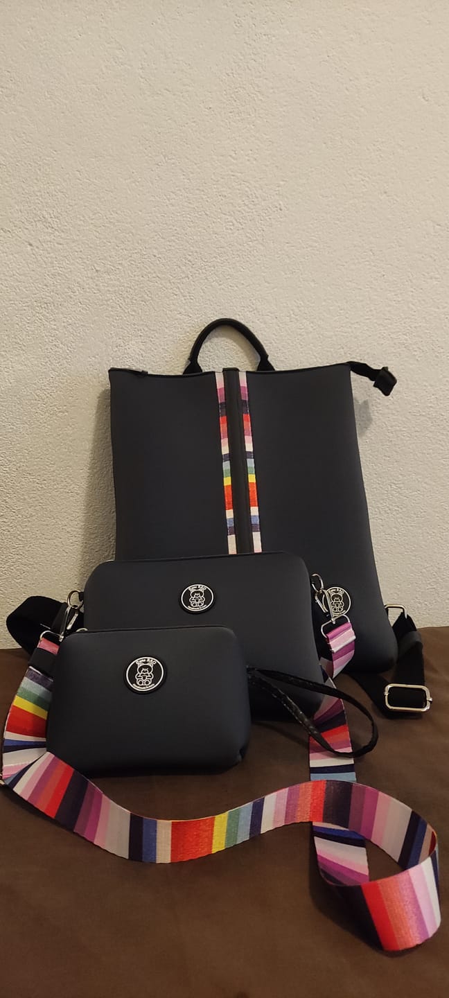 Customer photo review of TRIO | Zainetto + Pochette + Trousse