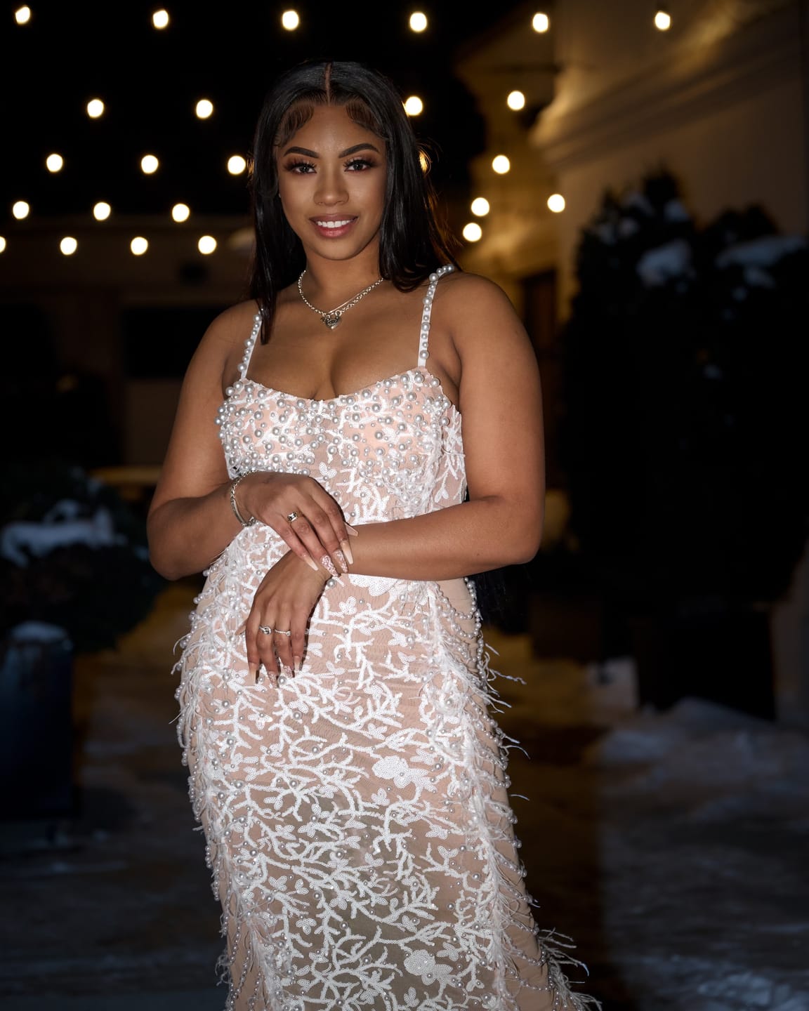 Customer photo review of Juanita Pearl Dress