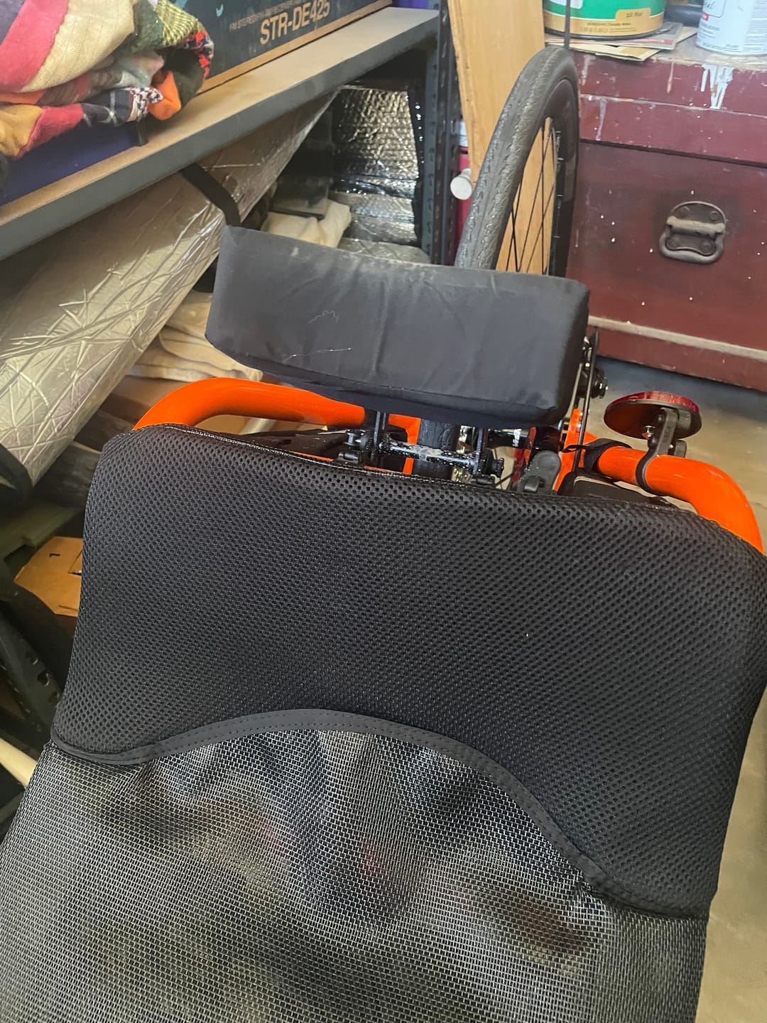 Customer photo review of Catrike Neckrest Conversion Kit