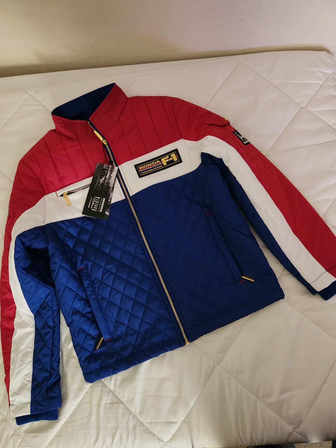 Customer photo review of 1983 Honda Racing Team F1 Quilted Jacket