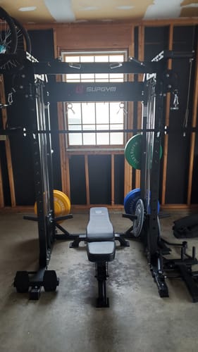 Customer photo review of Major Fitness F22 All-In-One Home Gym Power Rack