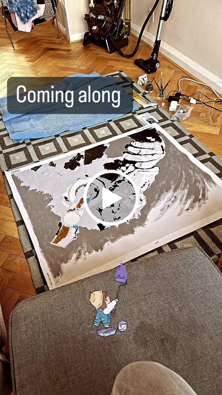 Customer video review of Abstract Monkey
