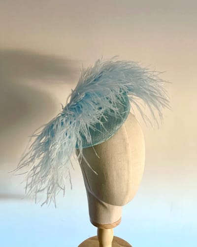 Customer photo review of Ostrich Feather Fringe 12cm x 10cm FR002