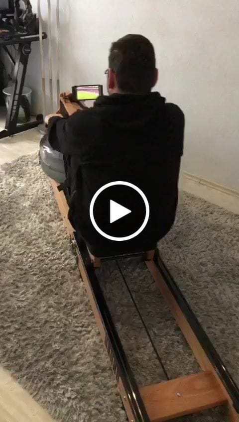 Customer video review of ANHOR Power-Rower X-720E - Premium Wasser-Rudergerät