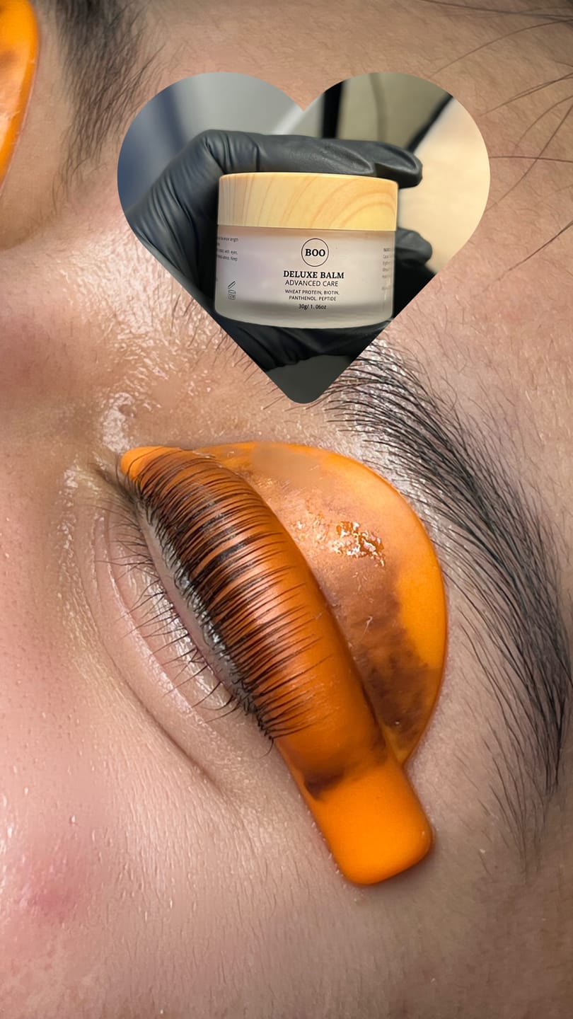 Customer photo review of Deluxe Lash & Brow Balm