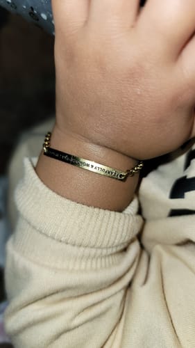 Customer photo review of Fearfully And Wonderfully Made- Baby Chain (POS)