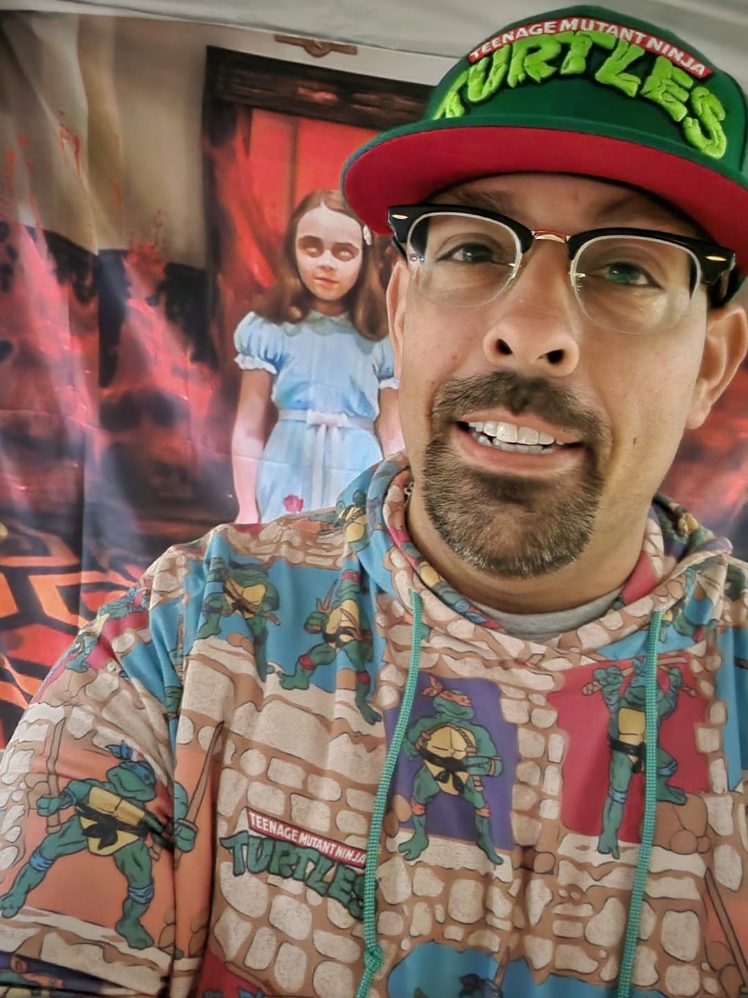 Customer photo review of Teenage Mutant Ninja Turtles "Cowabunga Covers" – Performance Hoodie