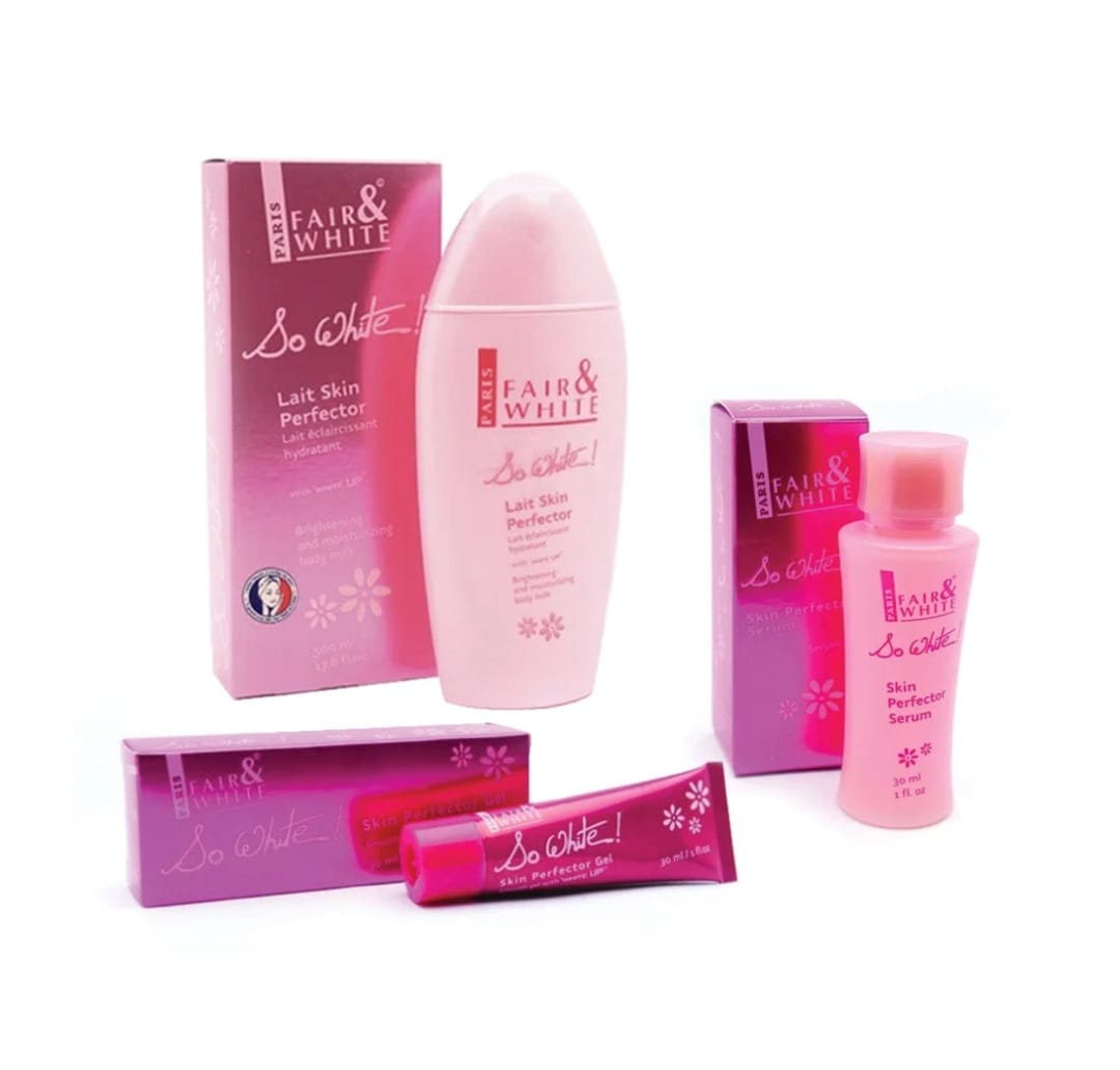 Customer photo review of Fair & White SoWhite! Essentials Kit