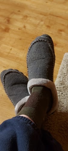 Customer photo review of Mittelhohe Retro-Barfußsocken - Schwarz