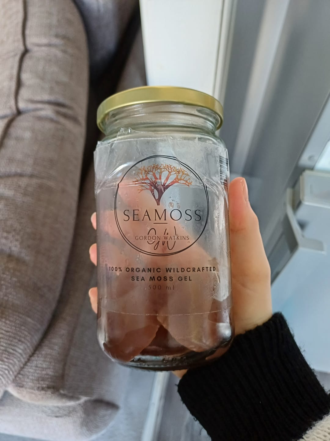 Customer photo review of Purple Sea Moss Gel - Nutrient-Dense Vegan Superfood (250ml & 500ml)