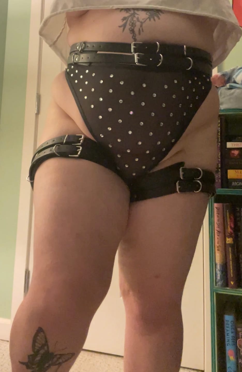 Customer photo review of ZOE LEG HARNESS