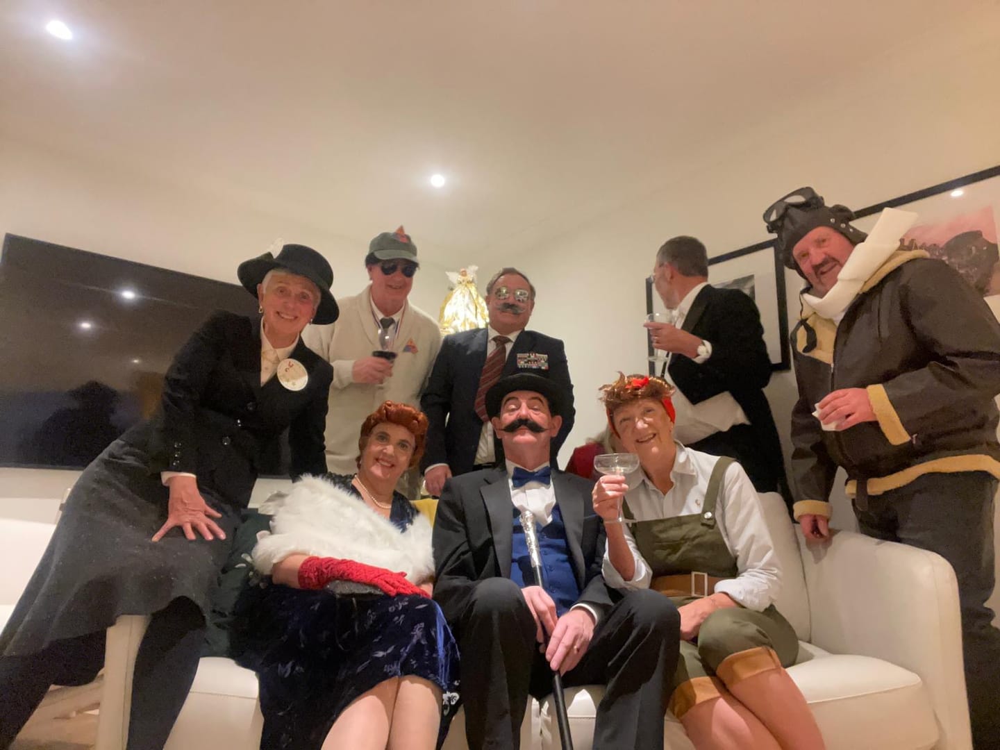 Customer photo review of 1940s Murder Mystery Host Your Own Game Kit