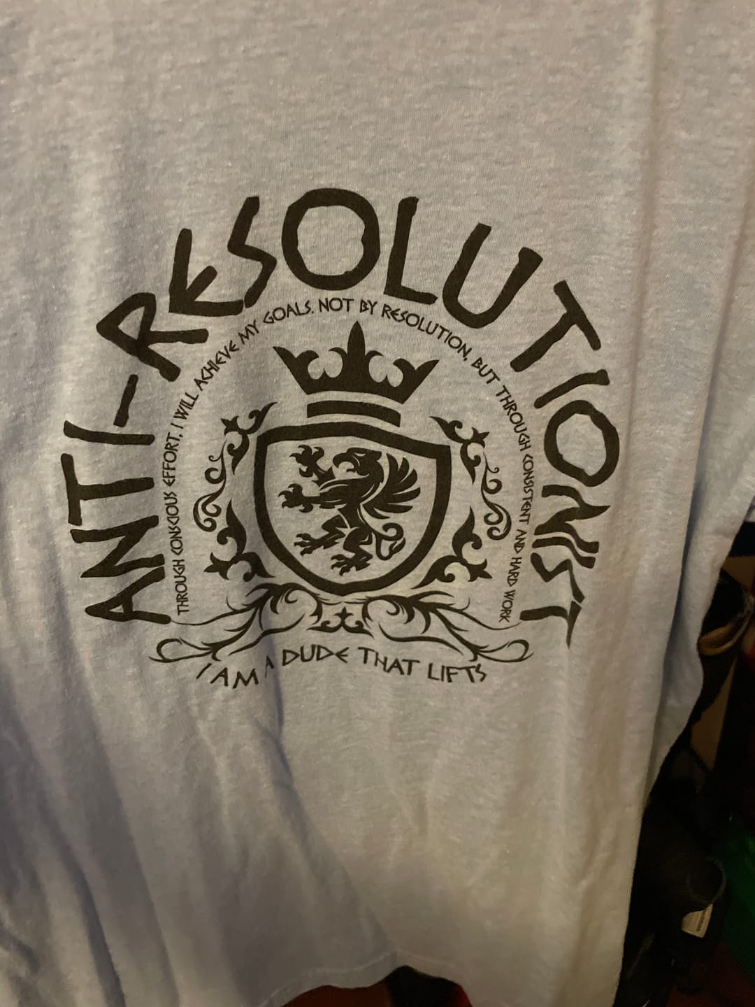 Customer photo review of Dude That Lifts Shirt Club for Him