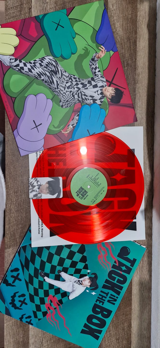Customer photo review of J-HOPE - 1ST SINGLE ALBUM JACK IN THE BOX VINYL (LIMITED EDITION)