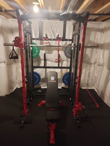 Customer photo review of Major Fitness SML07 All-In-One Home Gym Smith Machine