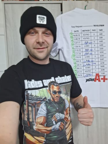 Customer photo review of THE KILLSTREAK TEE