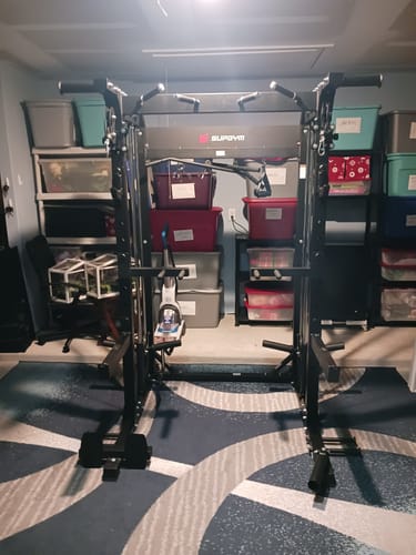 Customer photo review of Major Fitness F22 All-In-One Home Gym Power Rack