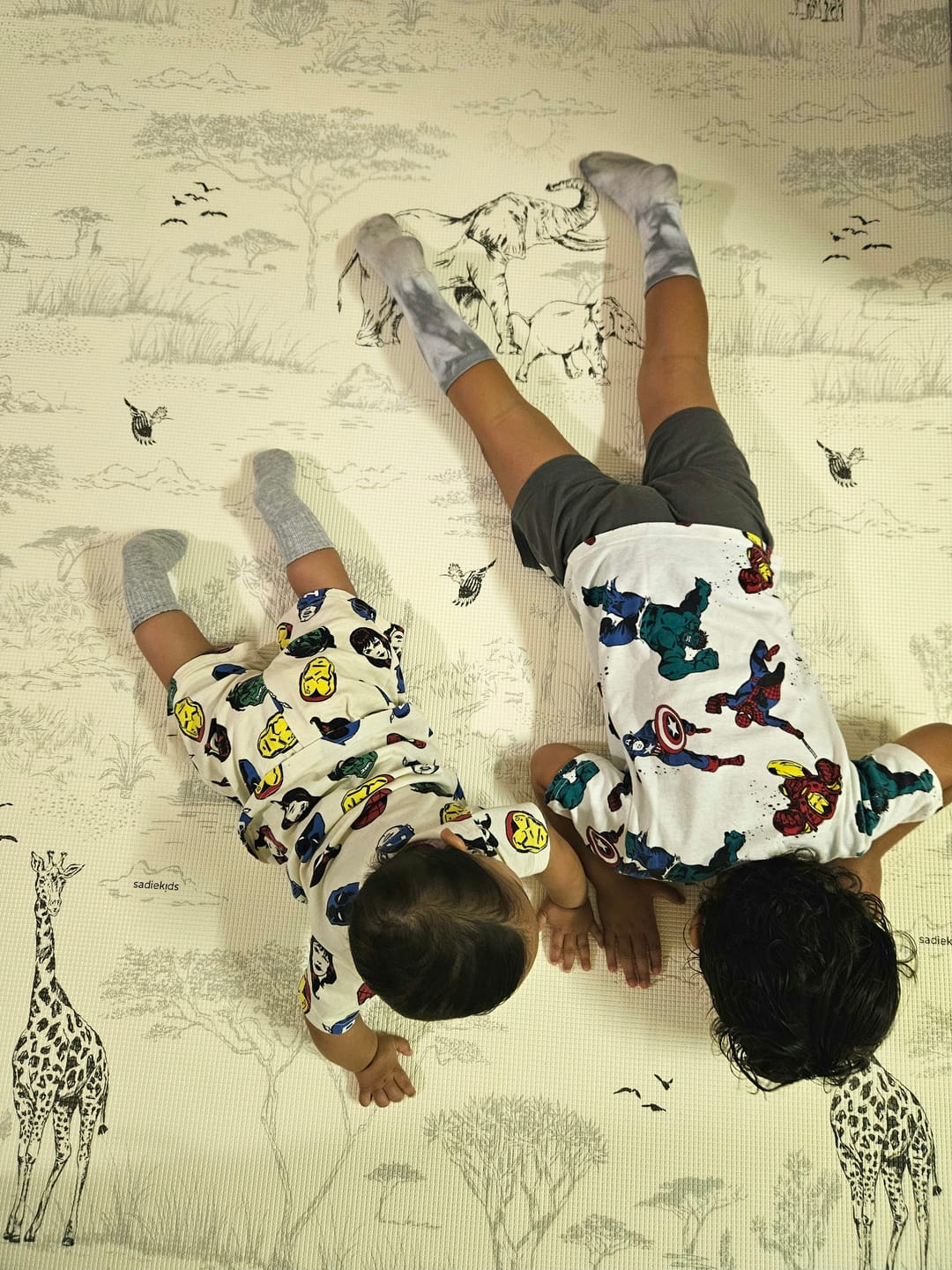 Customer photo review of Safari Toile/ Dune Play Mat