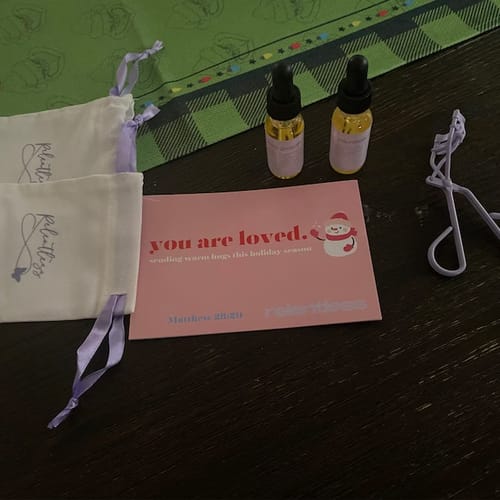 Customer photo review of LASH AND BROW SERUM