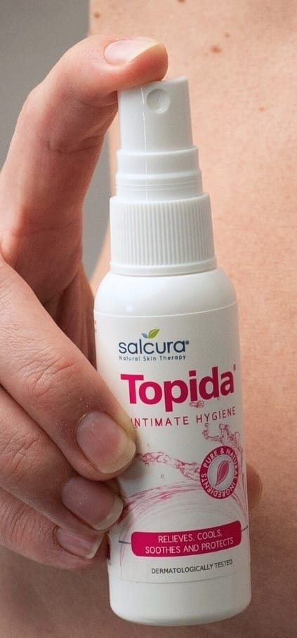 Customer photo review of Topida Intimate Hygiene Spray Twin Pack