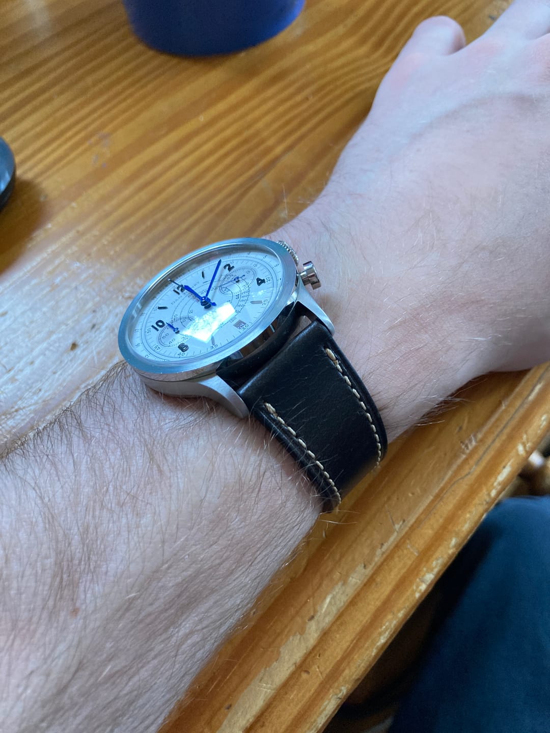 Customer photo review of Leather - Tapered Black Walnut