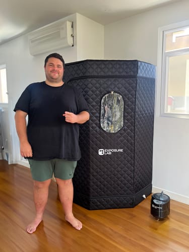 Customer photo review of ExposureLab® Steam Sauna (HeatLab®)