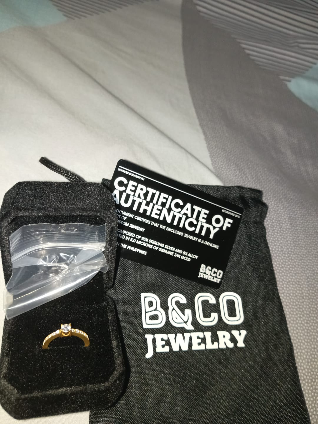 Customer photo review of .30ct Navigli Engagement Ring
