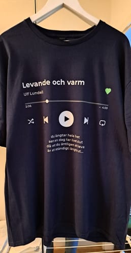 Customer photo review of Your Favorite Song T-Shirt Music Player