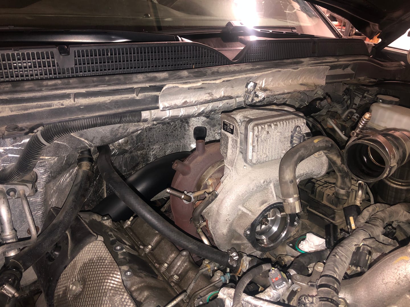 Customer photo review of 2017-2025 Duramax 3.5" Downpipe (L5P-EXH-A004)