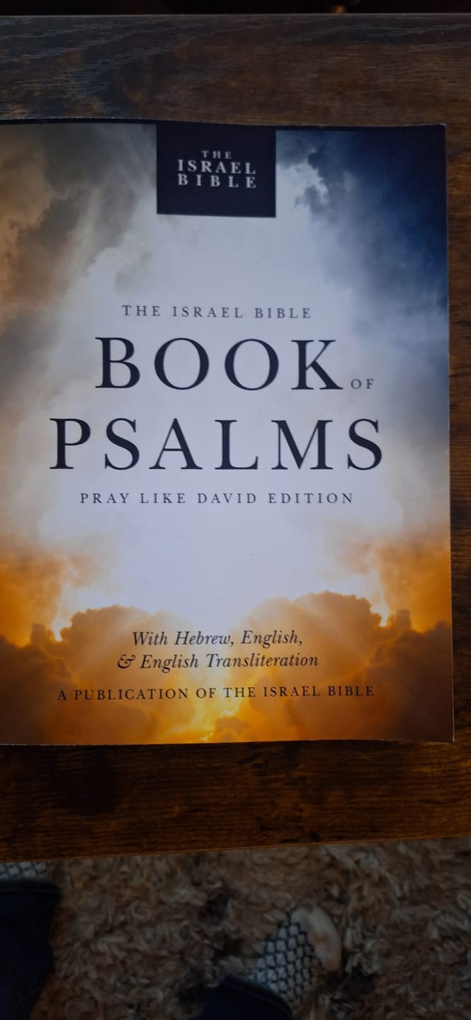 Customer photo review of The Israel Bible Book of Psalms: Pray Like David Edition