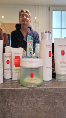 Customer photo review of [CellFusionC] Pore Tox Pad - 60 pads