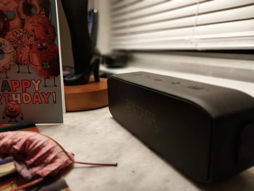 Customer photo review of Samba High Powered Speaker