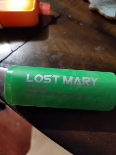 Brandy H. review of Lost Mary MO5000 - Kiwi Dragonfruit Berry Ice image 1 out of 1