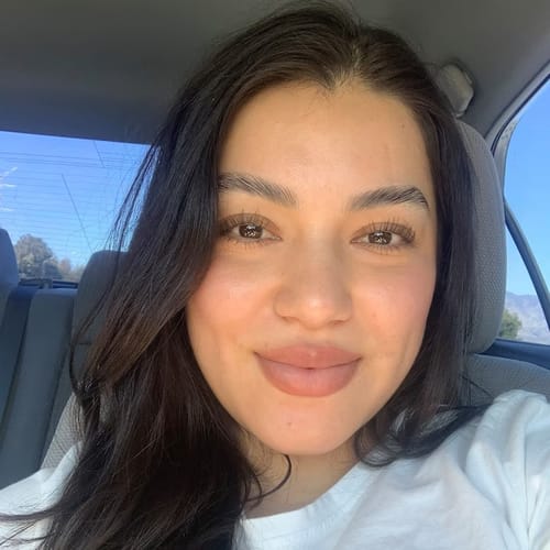 Customer photo review of LASH AND BROW SERUM