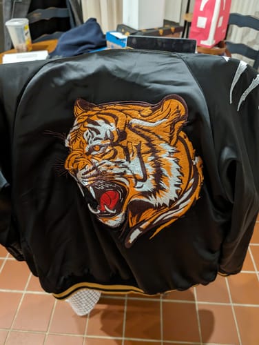 Customer photo review of Roaring Tiger Sukajan Souvenir Jacket