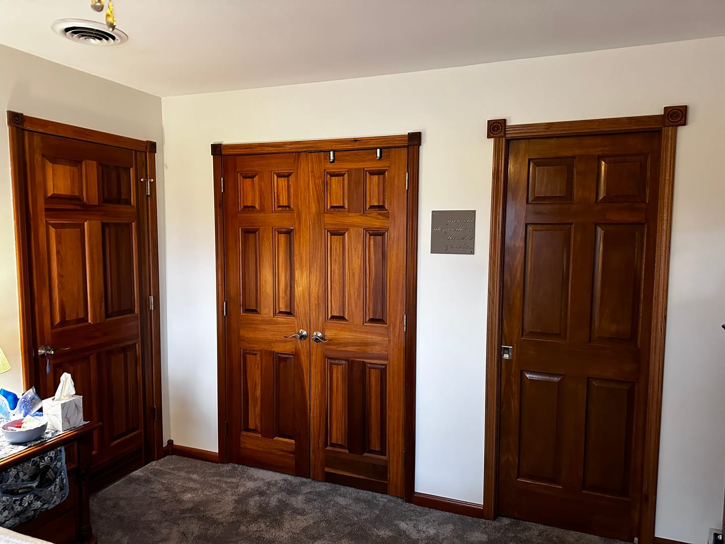Customer photo review of Poplar Interior Door Slab (6 Panel)