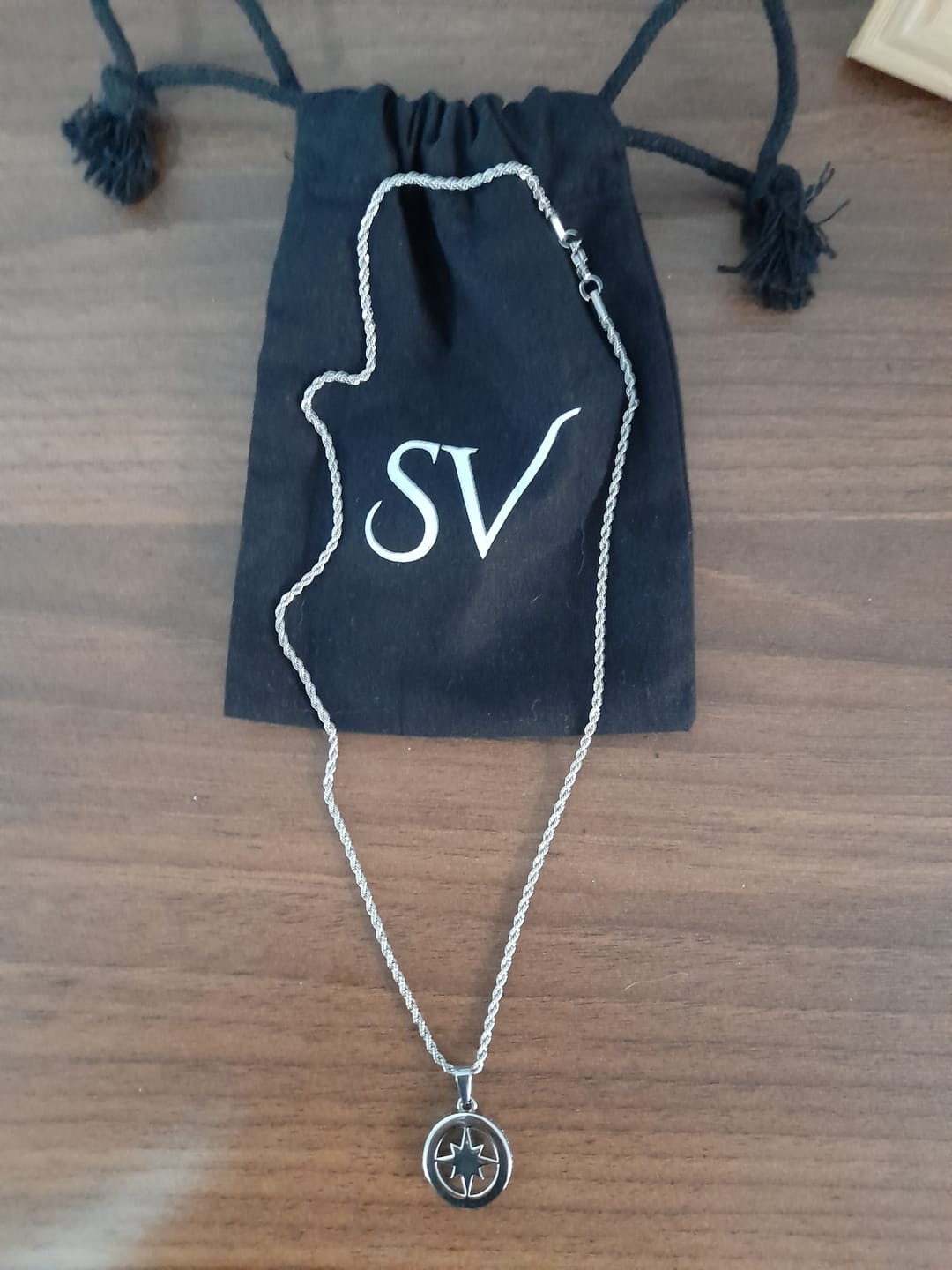 Customer photo review of Compass II Pendant
