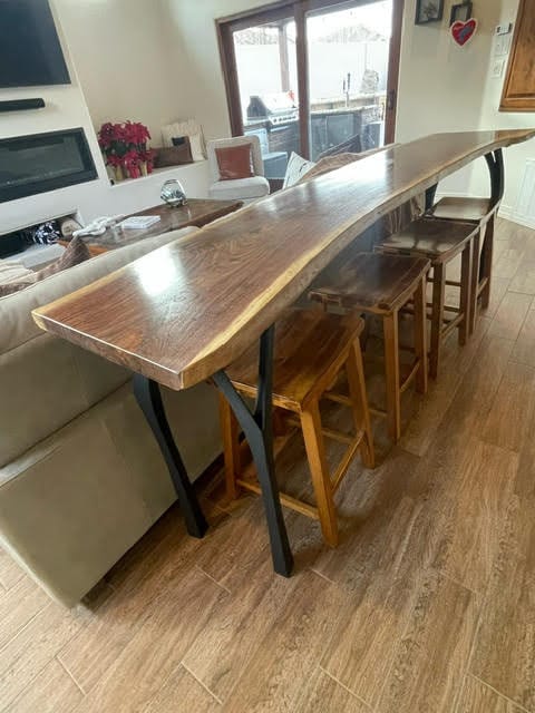 Customer photo review of Table Legs 508 Faras 28H Modern Metal Furniture