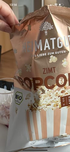 Customer photo review of Bio Popcorn Zimt