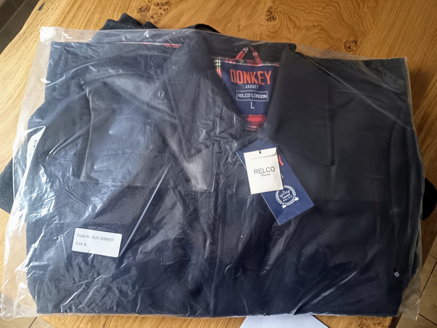 Customer photo review of Donkey Jacket with PVC - Black