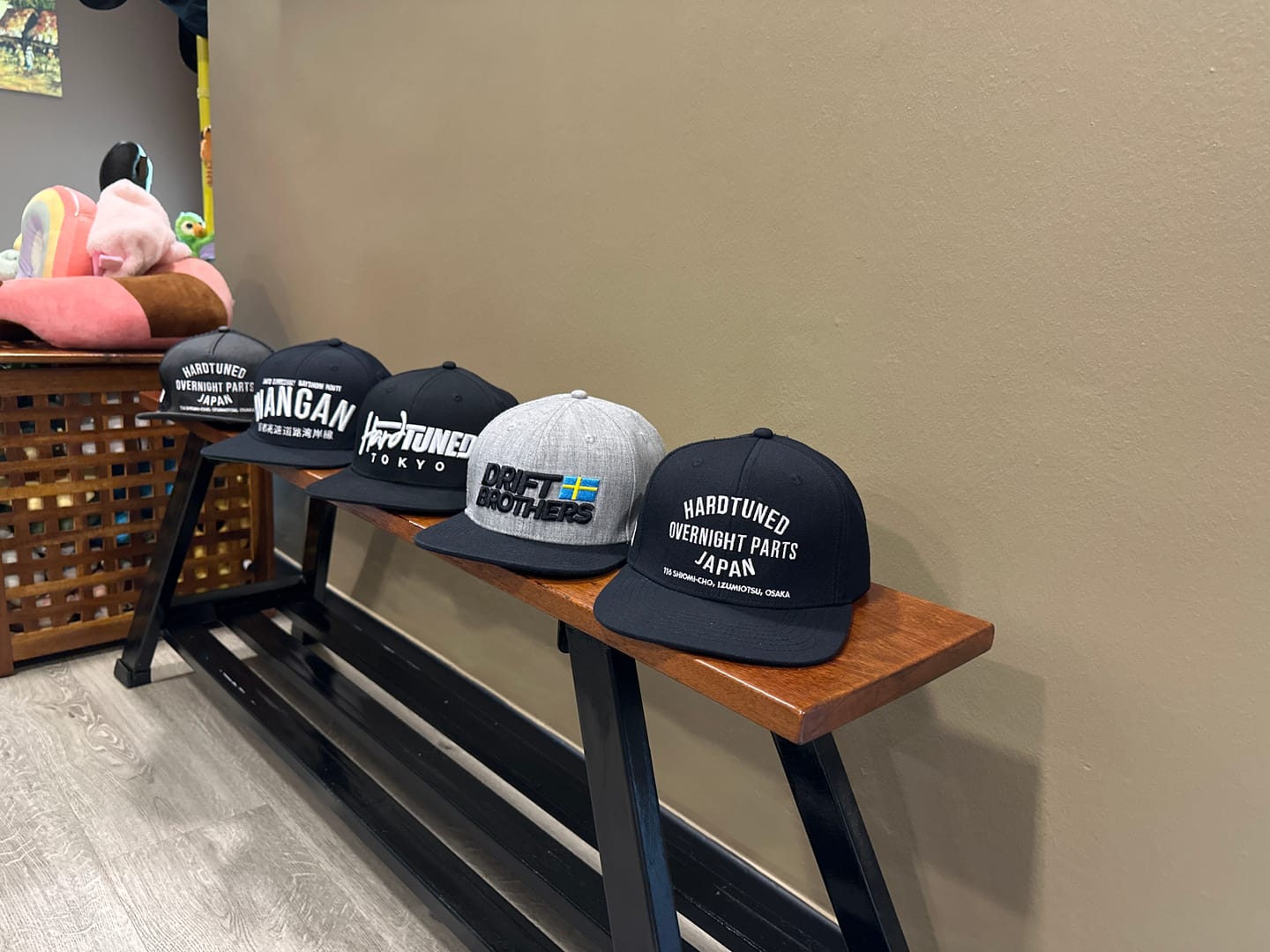 Customer photo review of Hardtuned Overnight Parts Black Flat Brim Cap