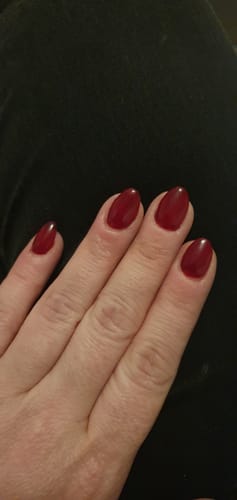 Customer photo review of Gel polish Studios, Red Wine, 8ml